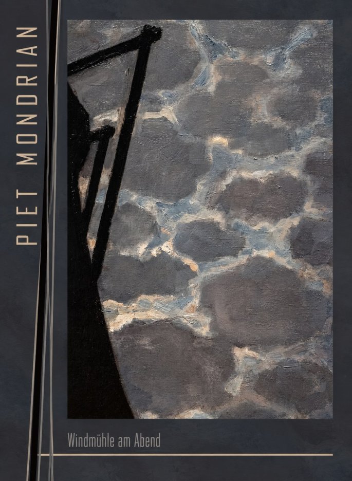 Piet Mondrian Windmühle Am Abend I No3 - Plakát