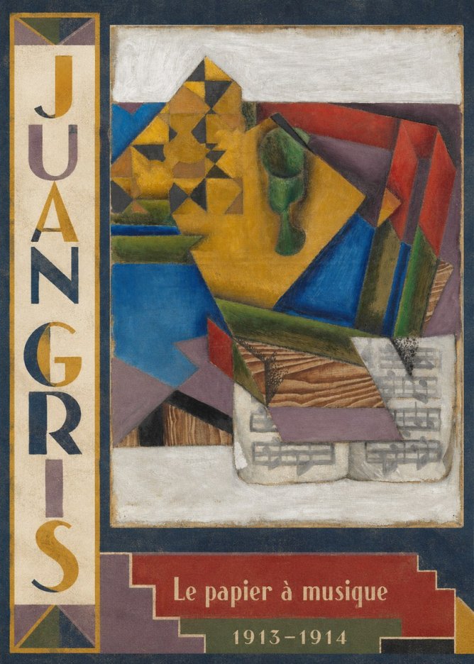 Juan Gris Le Papier À Musique No2 - Plakát