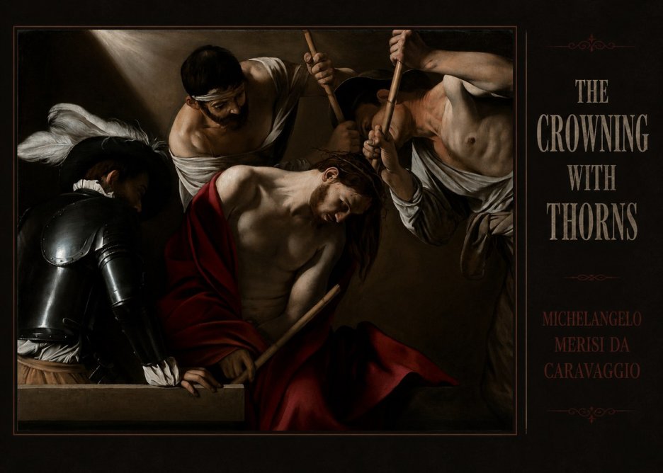 Michelangelo Merisi da Caravaggio The Crowning with Thorns I No3 - Plakát