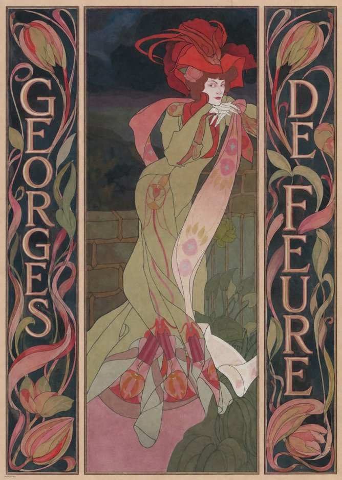 Georges de Feure Georges De Feure I No6 - Plakát