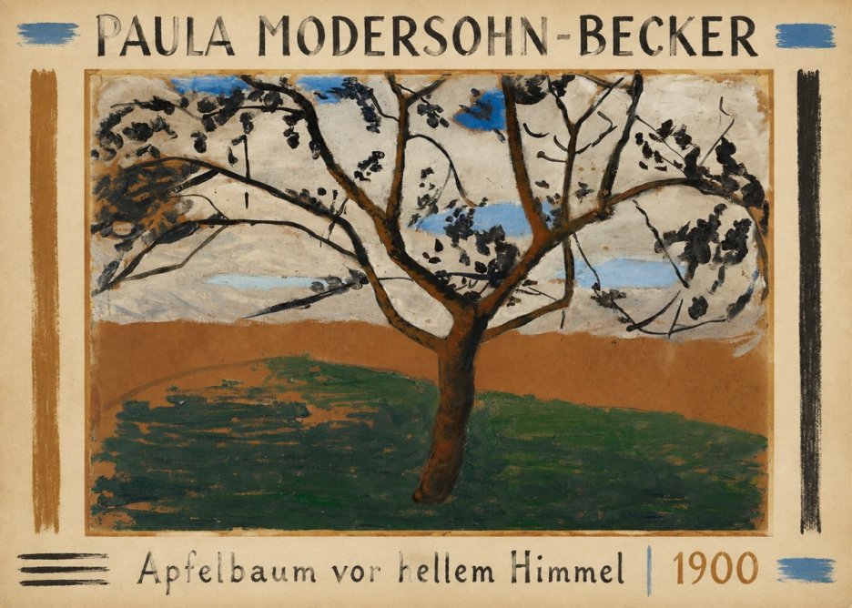 Paula Modersohn-Becker Apfelbaum Vor Hellem Himmel No1 - Plakát