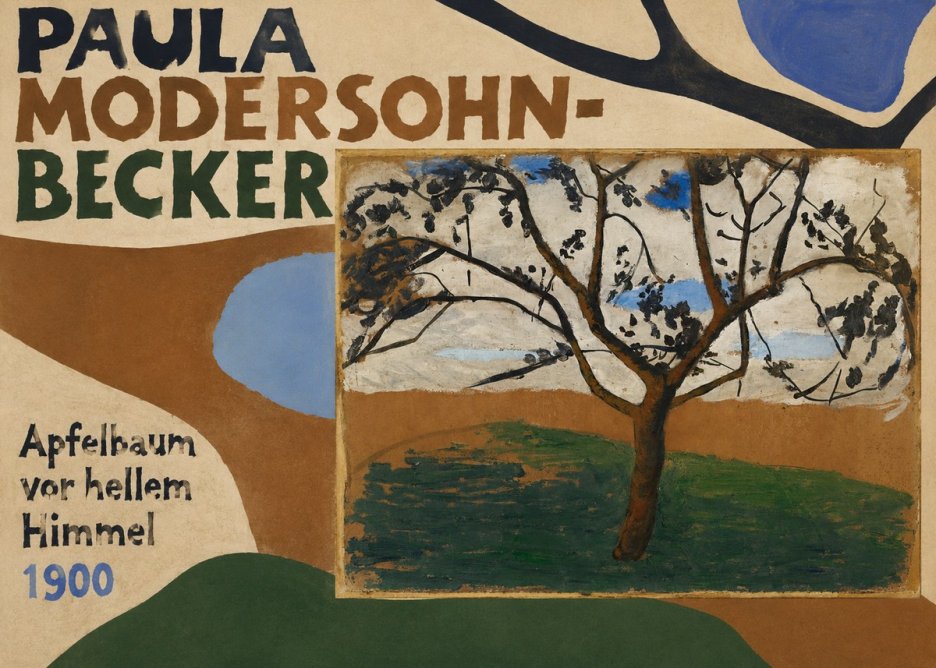 Paula Modersohn-Becker Apfelbaum Vor Hellem Himmel No6 - Plakát