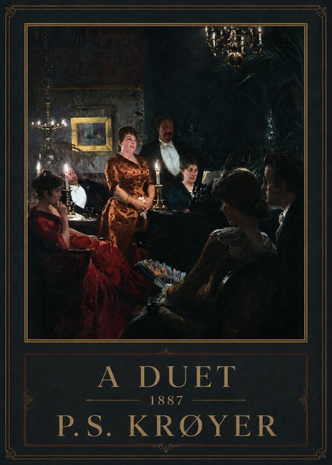 P.S. Krøyer A Duet No1 - Plakát