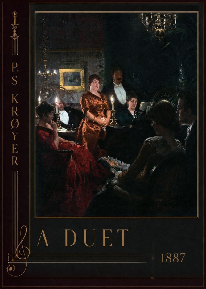 P.S. Krøyer A Duet No2 - Plakát
