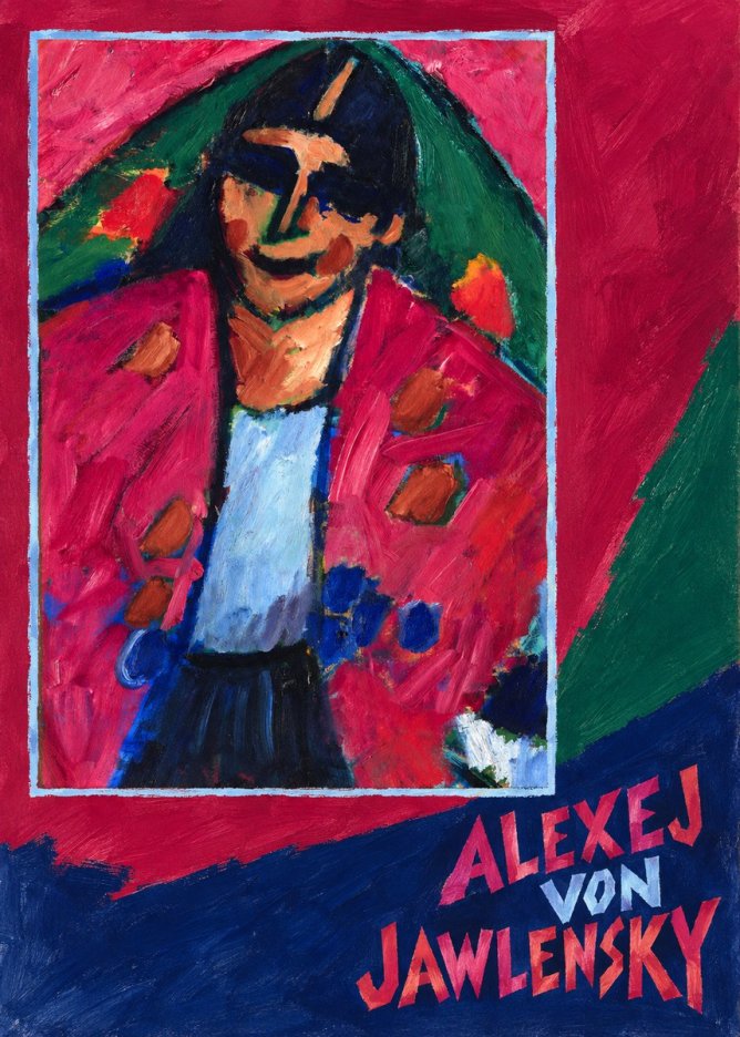 Alexej von Jawlensky Head of a Man No3 - Plakát