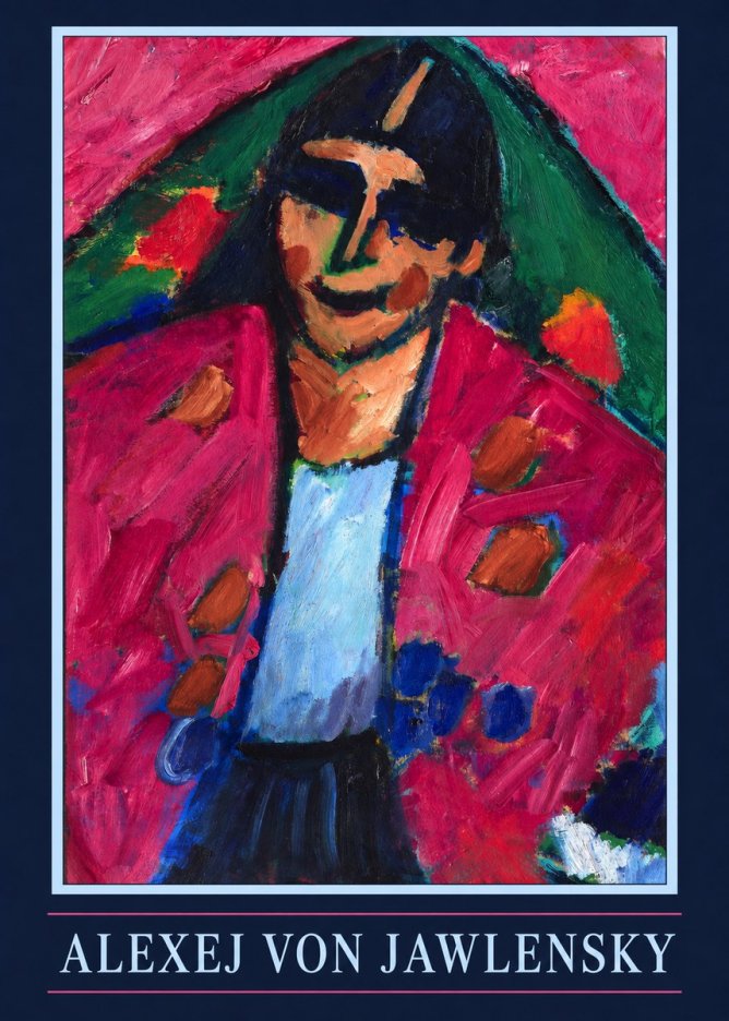 Alexej von Jawlensky Head of a Man No4 - Plakát