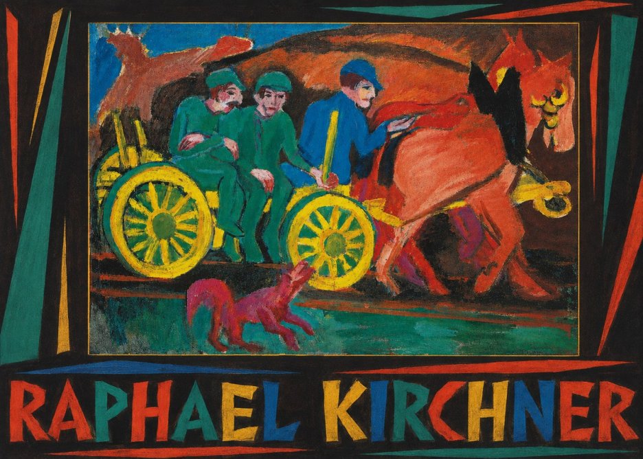 Raphael Kirchner Circus Scene No3 - Plakát