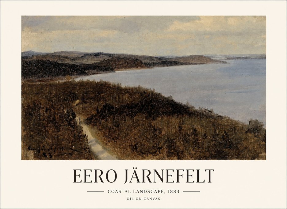 Eero Järnefelt Coastal Landscape, 1883 No1 - Plakát