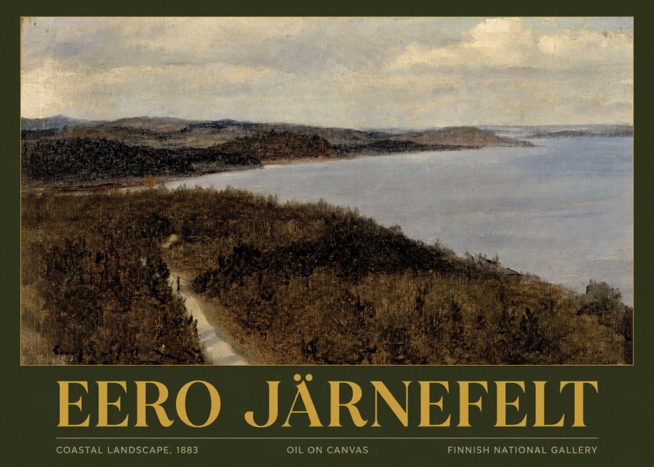 Eero Järnefelt Coastal Landscape, 1883 No2 - Plakát