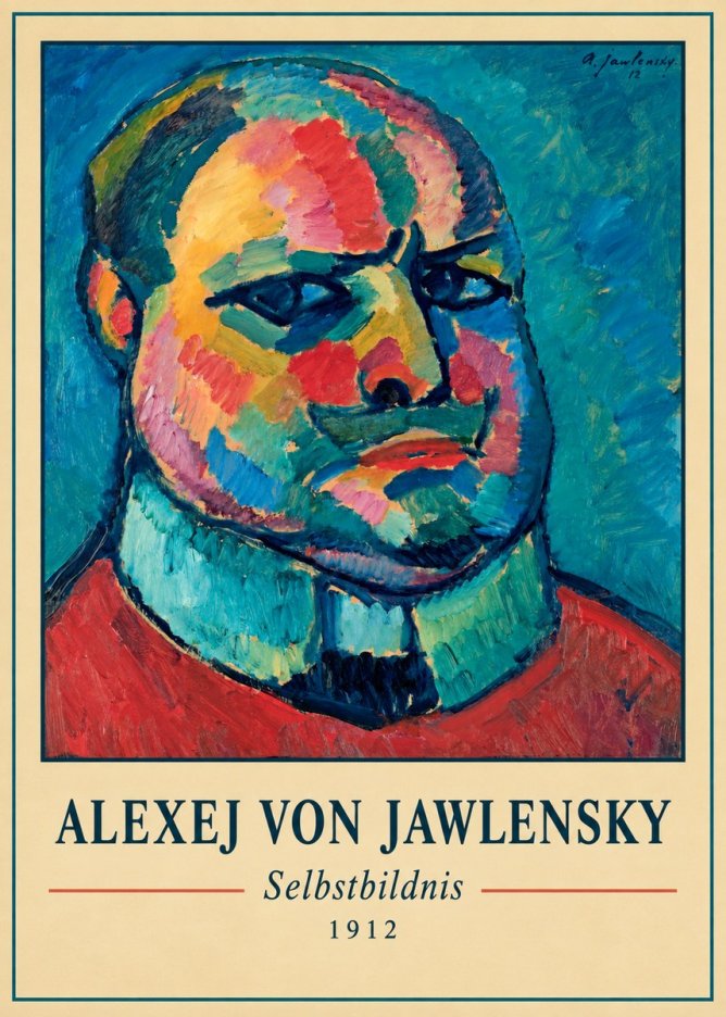 Alexej von Jawlensky Selbstbildnis No1 - Plakát
