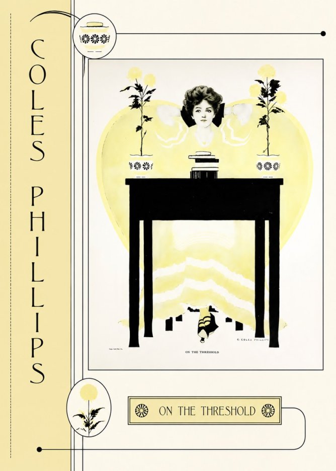 Coles Phillips On the Threshold No2 - Plakát