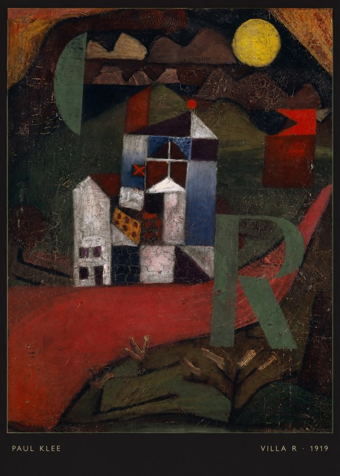 Paul Klee Villa R • 1919 No6 - Plakát