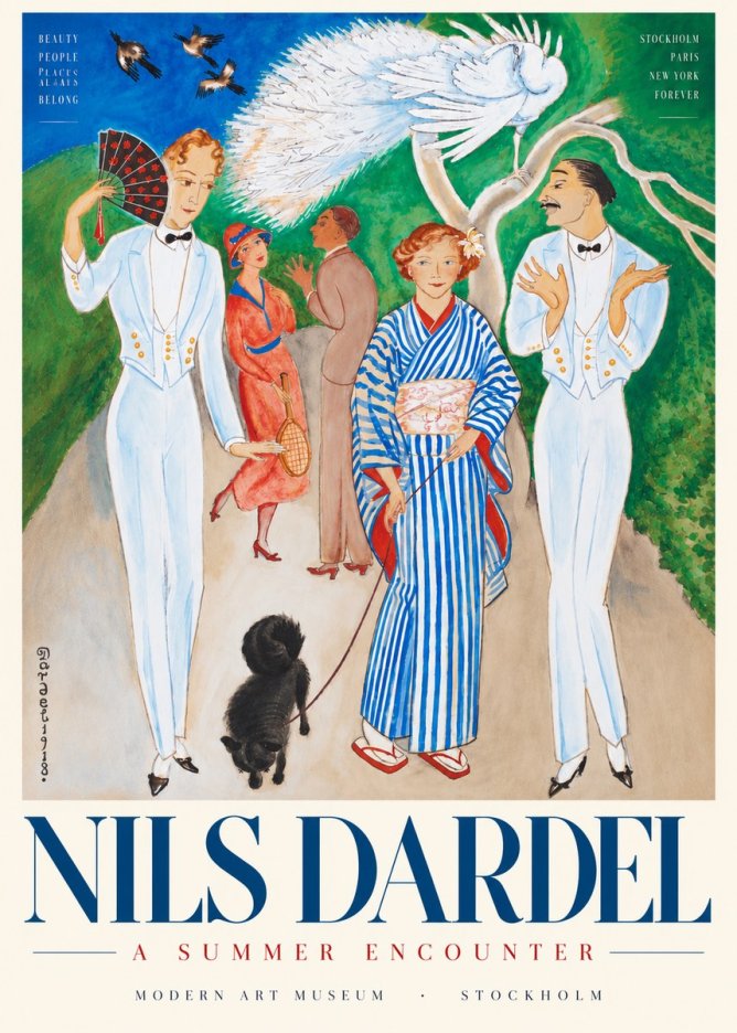 Nils Dardel A Brighter World No5 - Plakát