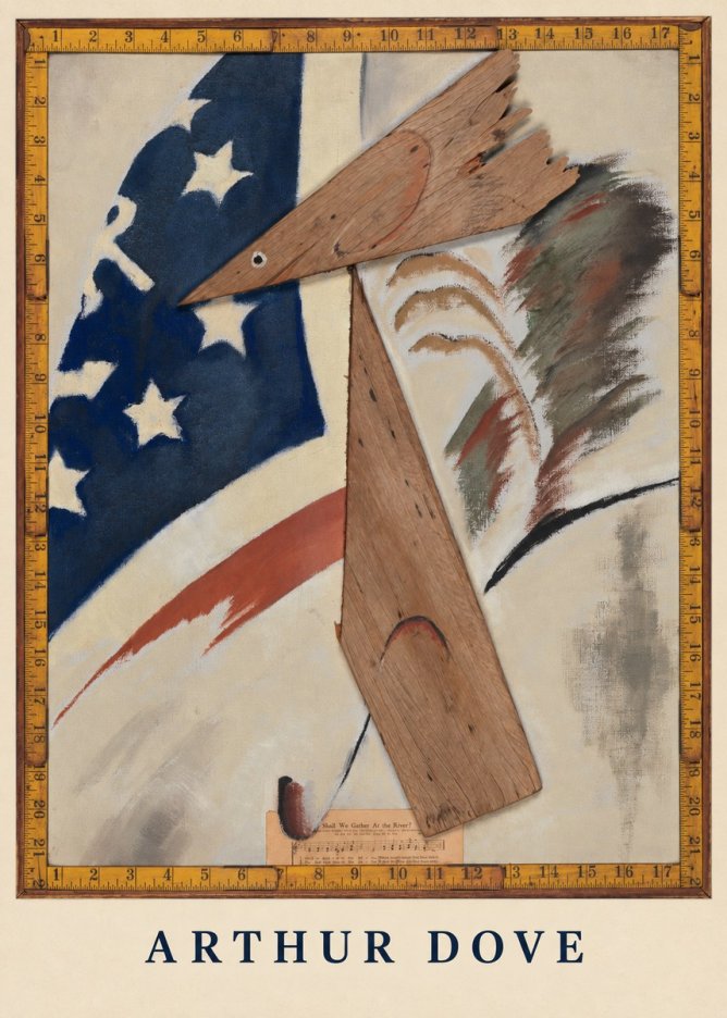 Arthur Dove The Flag No5 - Plakát