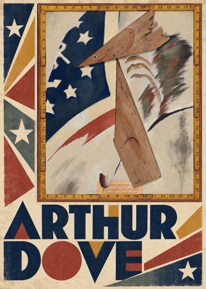Arthur Dove The Flag No6 - Plakát