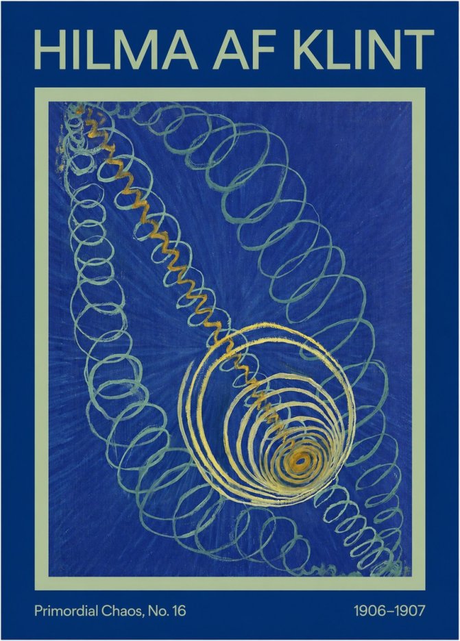 Hilma af Klint Primordial Chaos, No. 16 No1 - Plakát