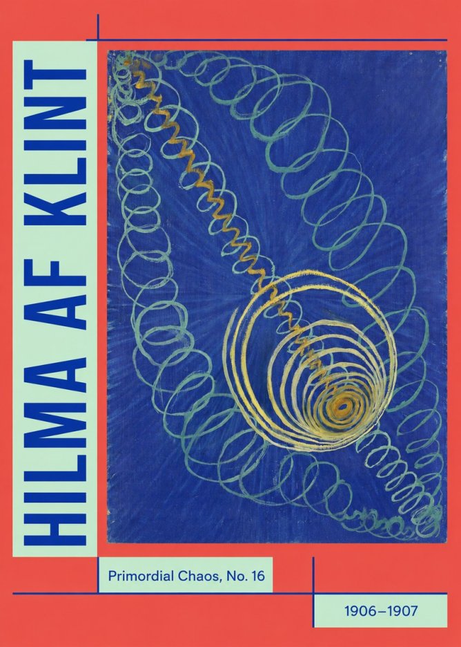 Hilma af Klint Primordial Chaos, No. 16 No5 - Plakát