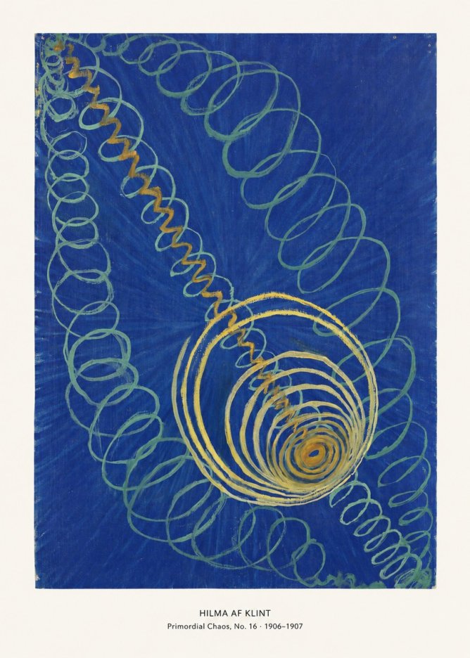 Hilma af Klint Primordial Chaos, No. 16 No6 - Plakát