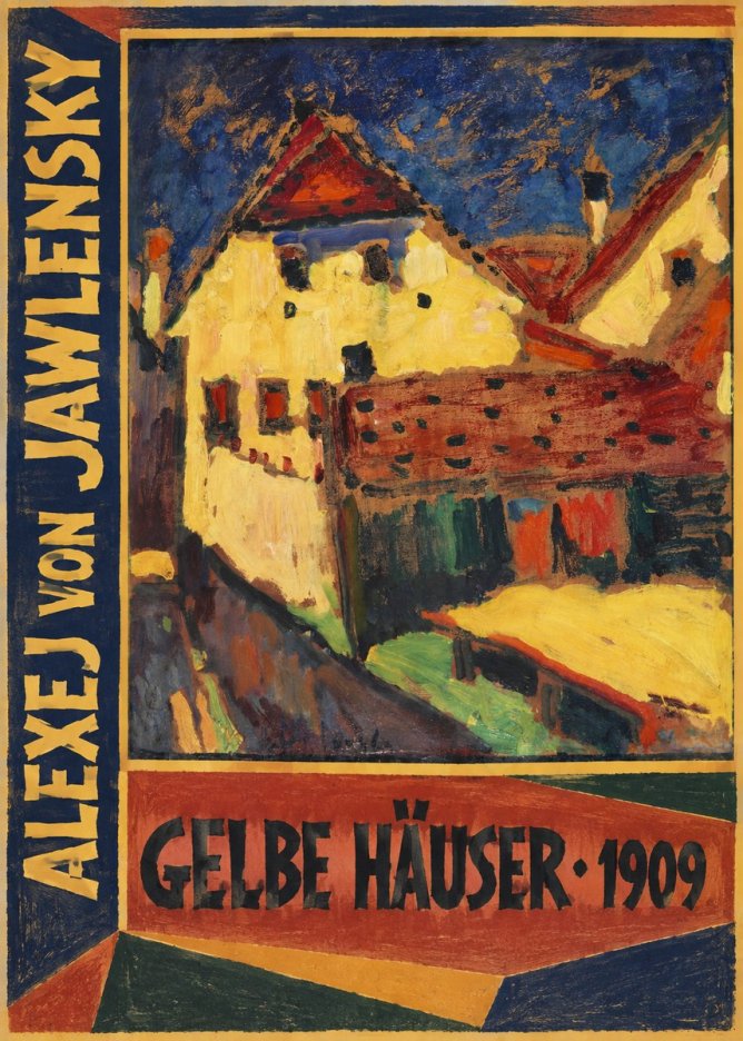 Alexej von Jawlensky Gelbe Häuser No2 - Plakát