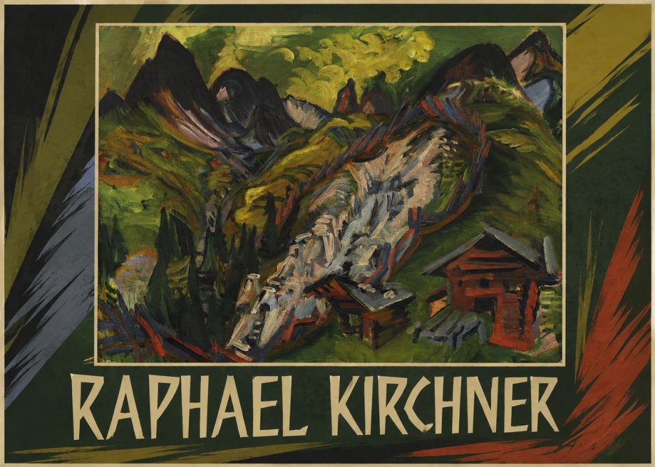 Raphael Kirchner Mountain Landscape I No1 - Plakát