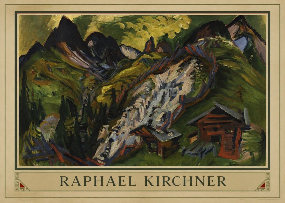 Raphael Kirchner Mountain Landscape I No2 - Plakát