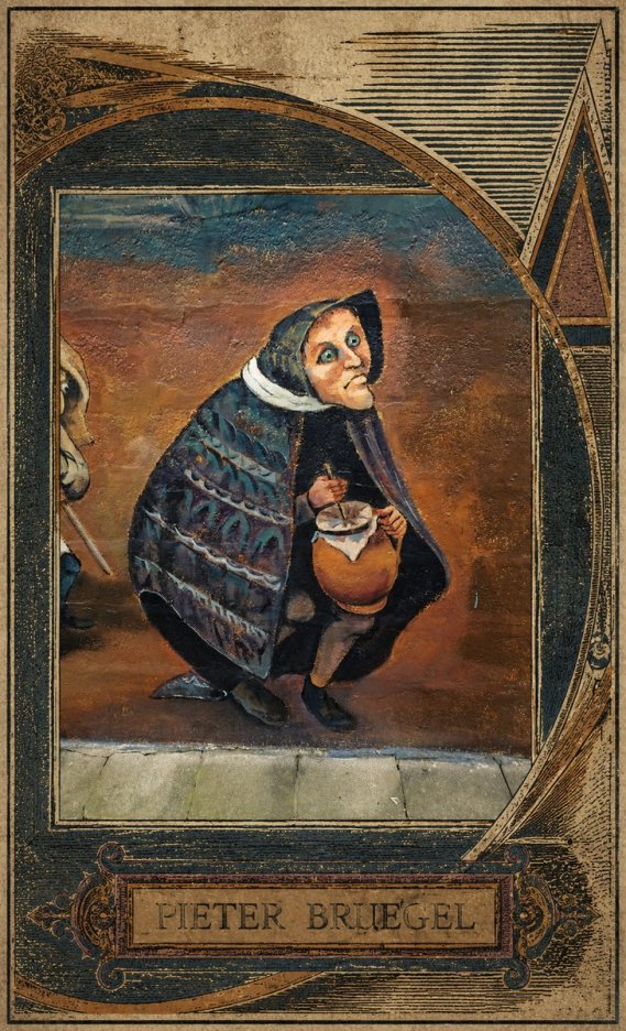 Pieter Bruegel The Beggar Woman with Jug No5 - Plakát