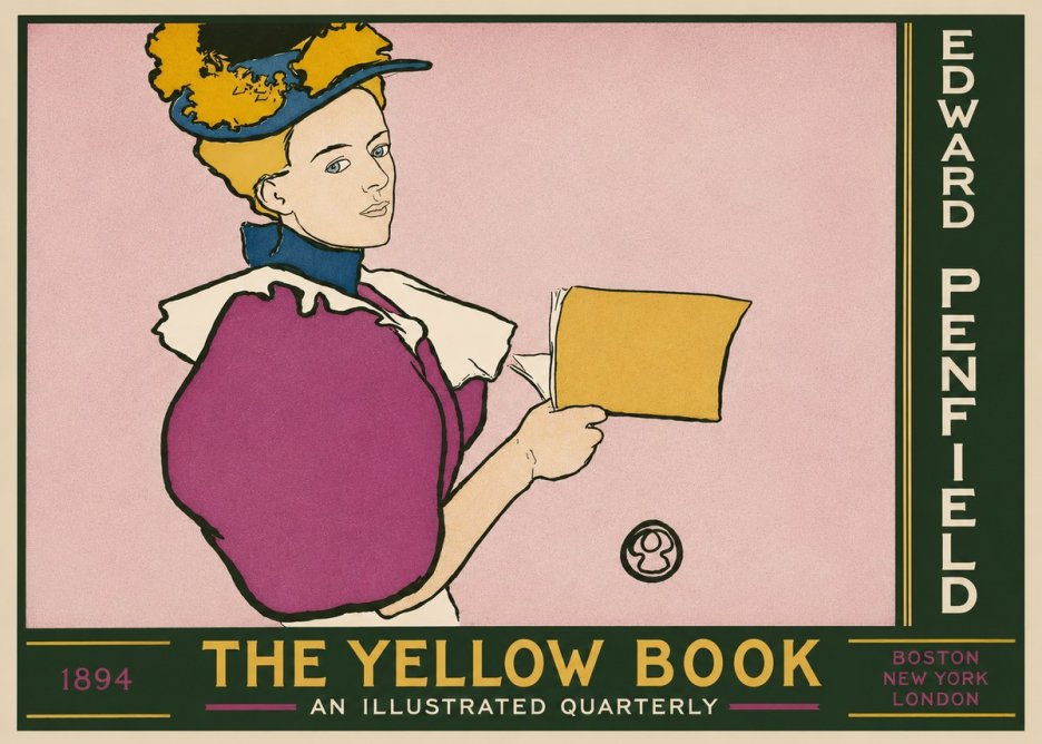 Edward Penfield The Yellow Book I No2 - Plakát