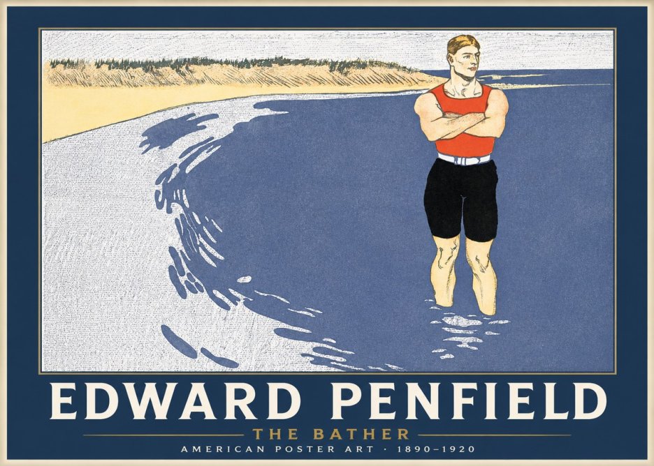 Edward Penfield The Bather No1 - Plakát