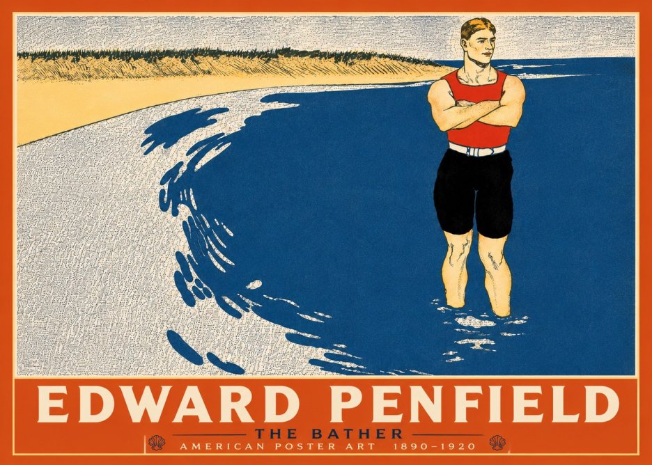Edward Penfield The Bather No4 - Plakát