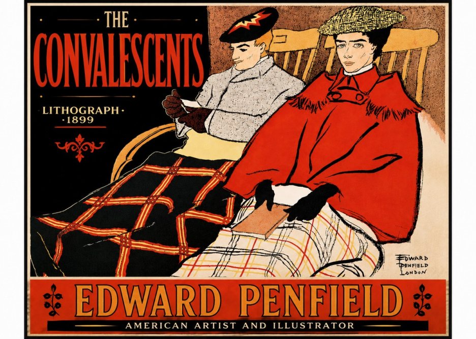 Edward Penfield The Convalescents No5 - Plakát