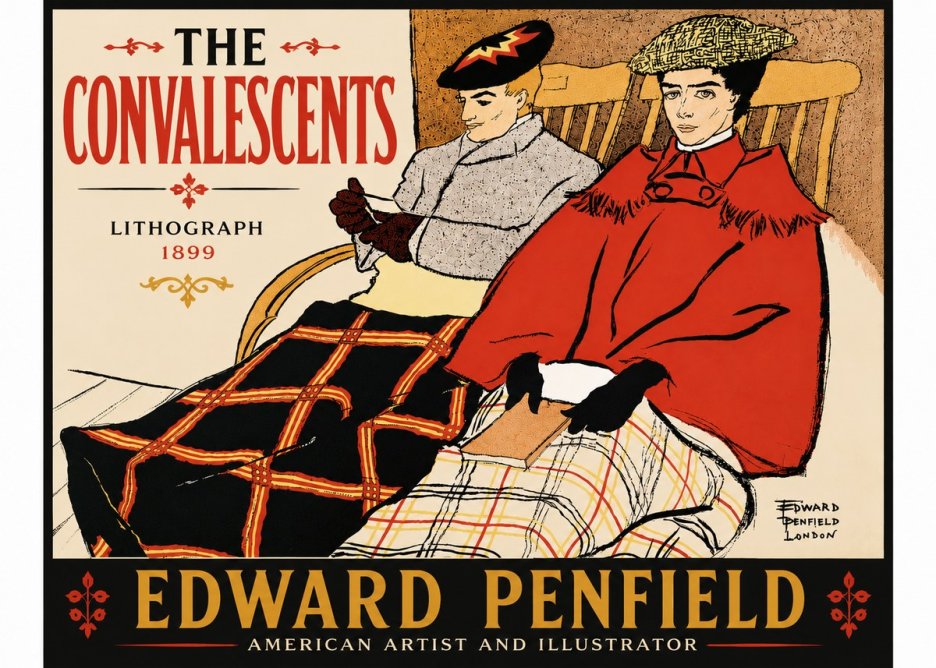 Edward Penfield The Convalescents No6 - Plakát