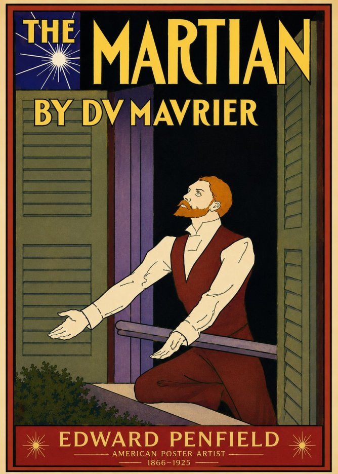 Edward Penfield The Martian by Dv Mavrier No5 - Plakát