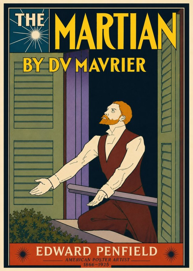 Edward Penfield The Martian by Dv Mavrier No6 - Plakát