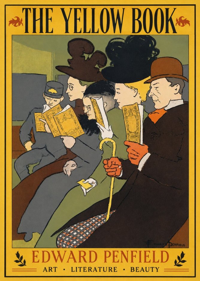 Edward Penfield The Yellow Book II No2 - Plakát
