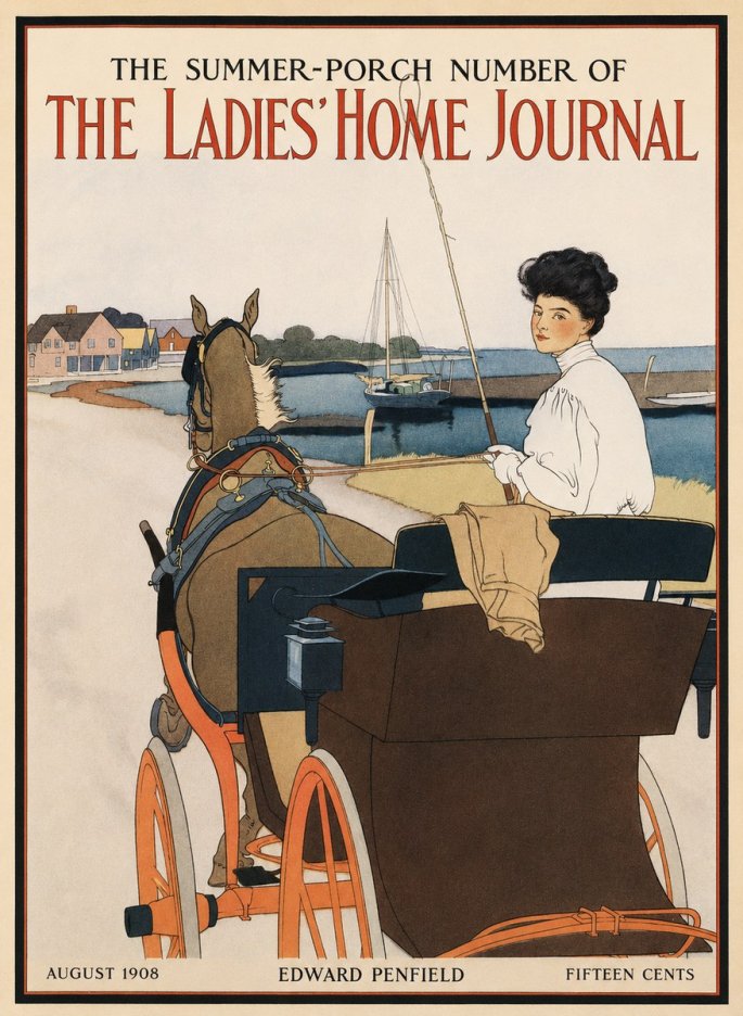Edward Penfield The Ladies' Home Journal No1 - Plakát