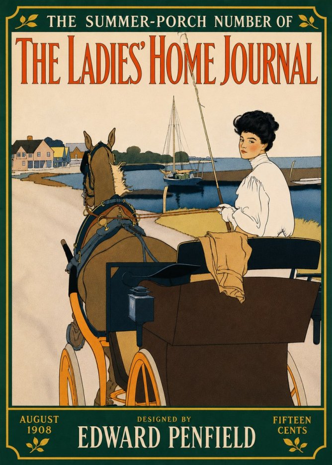 Edward Penfield The Ladies' Home Journal No5 - Plakát