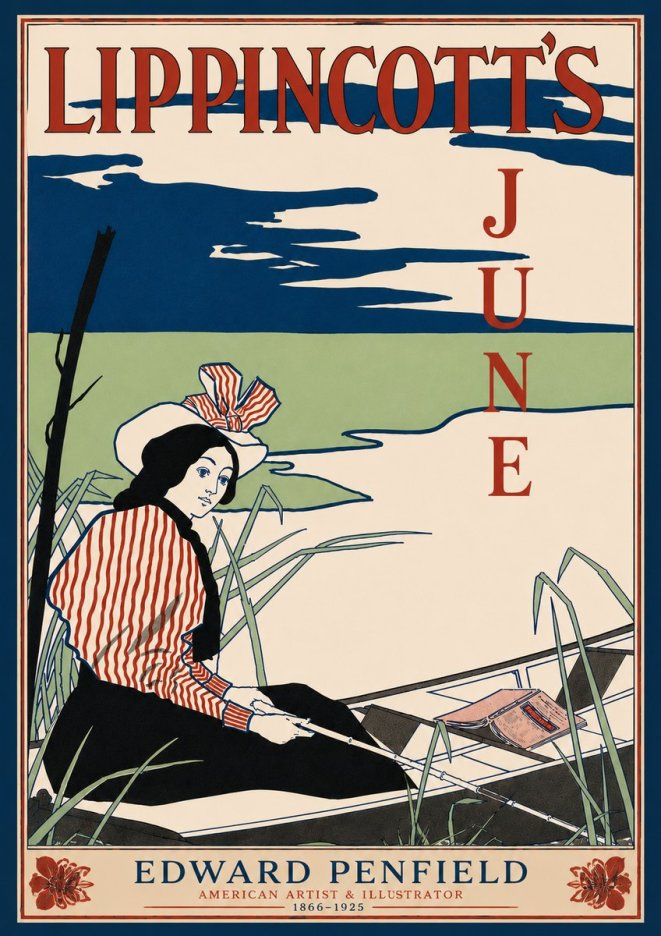 Edward Penfield Lippincott's June No6 - Plakát