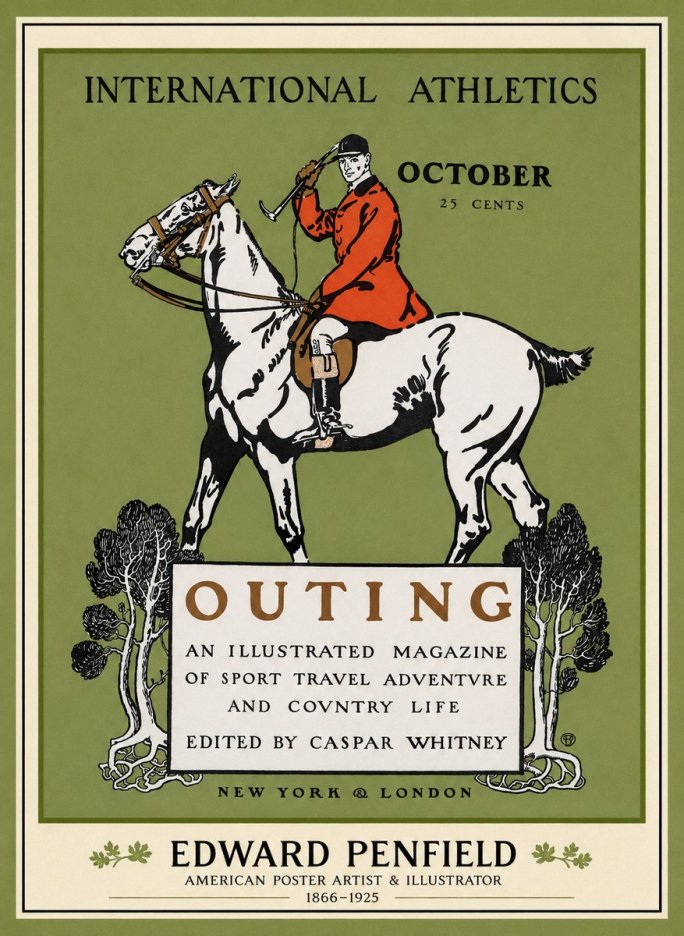Edward Penfield Outing No1 - Plakát