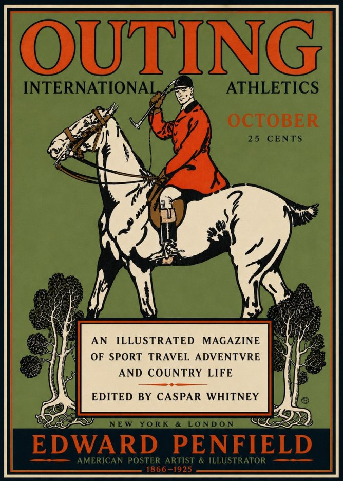 Edward Penfield Outing No6 - Plakát