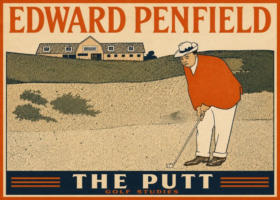 Edward Penfield The Putt No4 - Plakát