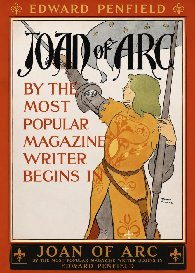Edward Penfield Joan of Arc No1 - Plakát