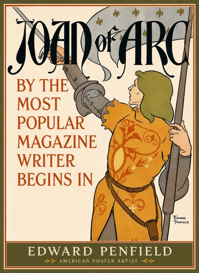 Edward Penfield Joan of Arc No2 - Plakát