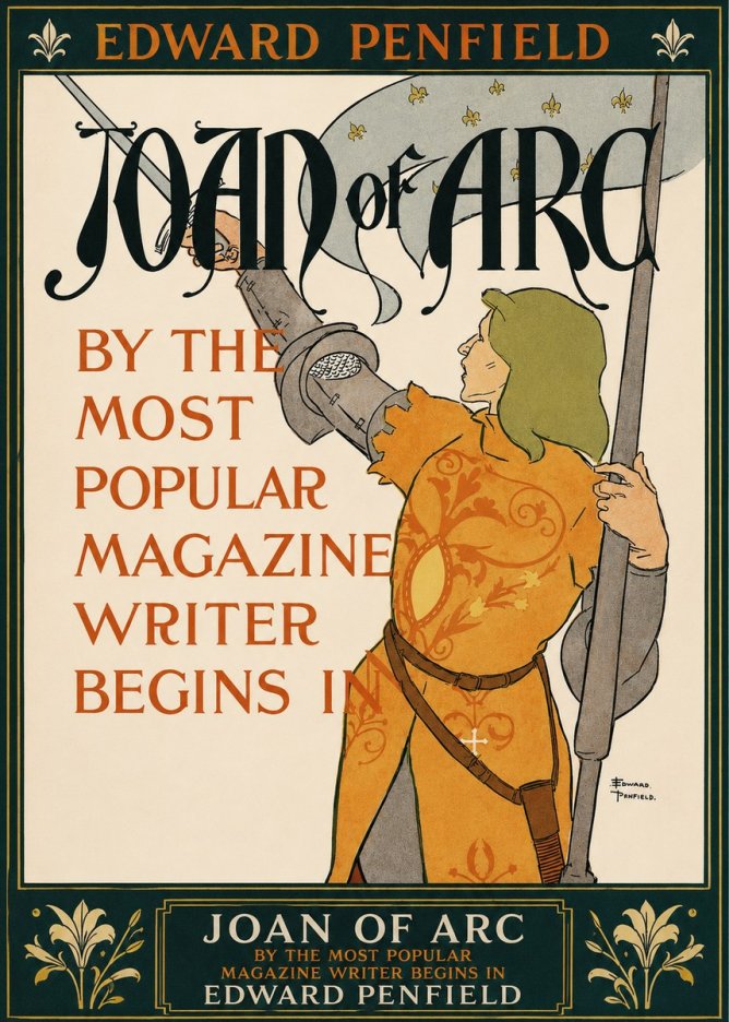Edward Penfield Joan of Arc No3 - Plakát