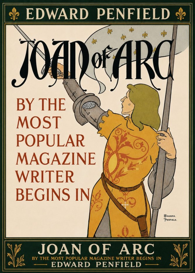 Edward Penfield Joan of Arc No6 - Plakát