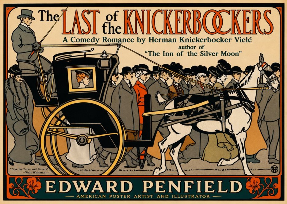 Edward Penfield The Last of the Knickerbockers No5 - Plakát