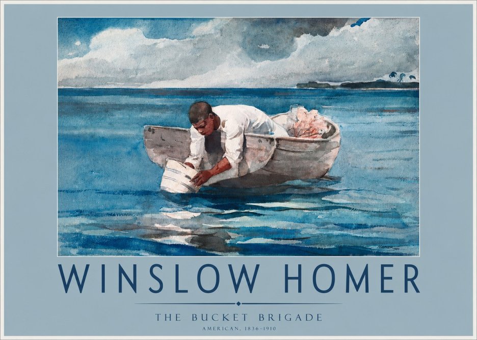 Winslow Homer The Bucket Brigade No2 - Plakát