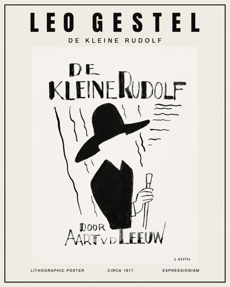 Leo Gestel De Kleine Rudolf No1 - Plakát