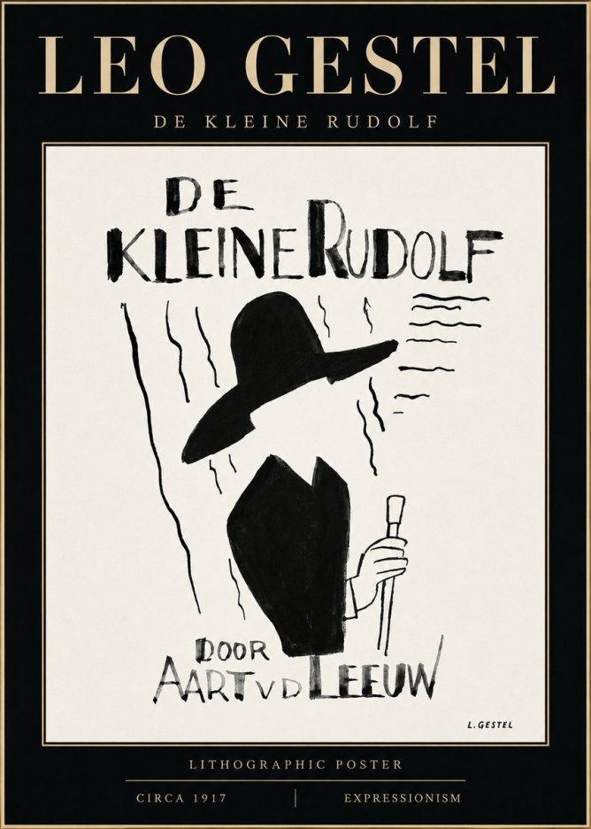 Leo Gestel De Kleine Rudolf No2 - Plakát