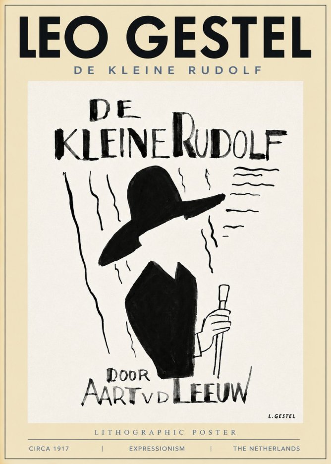 Leo Gestel De Kleine Rudolf No3 - Plakát