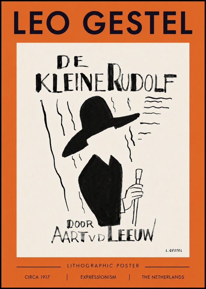 Leo Gestel De Kleine Rudolf No4 - Plakát